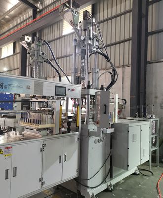 176 Cm3 Teorico Volume di colpo Dental Floss Verticale Plastic Injection Moulding Machine 55T 12kW