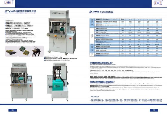 Macchine per stampaggio a iniezione a bassa pressione a fusione calda JTT-100-DLZ per impianti di produzione