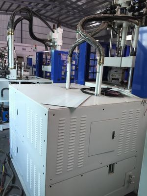 Macchina per lo stampaggio a iniezione di plastica verticale a tavolo rotante ad alta produttività 200T