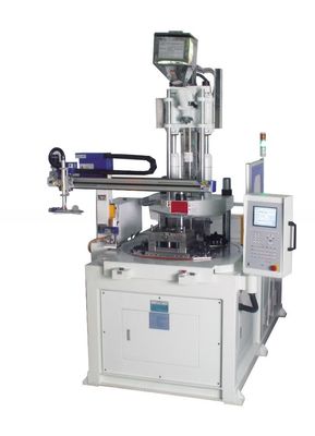 Macchina per lo stampaggio a iniezione di plastica verticale a tavolo rotante ad alta produttività 200T