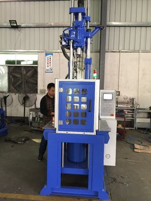 200 mm Strato d'apertura 55T macchina idraulica a iniezione verticale con 2 tavoli di lavoro