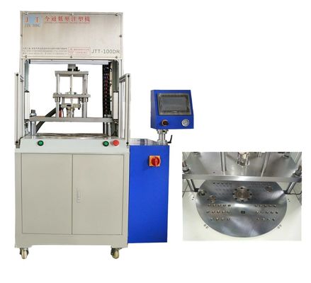8 mm di diametro di vite a bassa pressione macchina di stampaggio a iniezione di colla calda JTT-100 DR per PCB