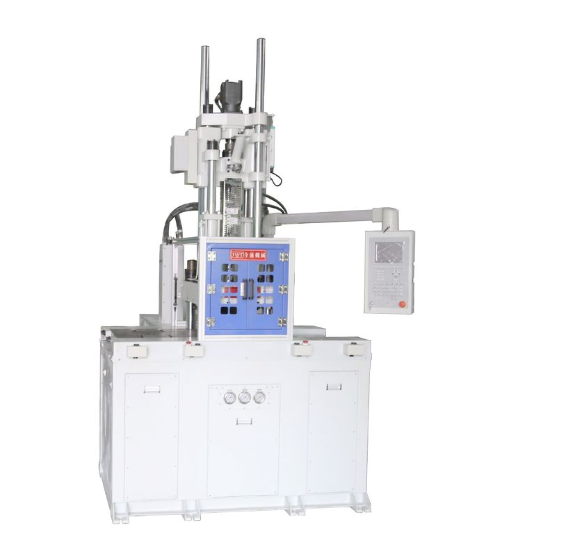 JTT-550DM Double Slide Table Vertical Plastic Injection Molding Machine per la lavorazione di ABS/PP