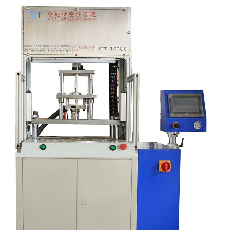 8 mm di diametro di vite a bassa pressione macchina di stampaggio a iniezione di colla calda JTT-100 DR per PCB